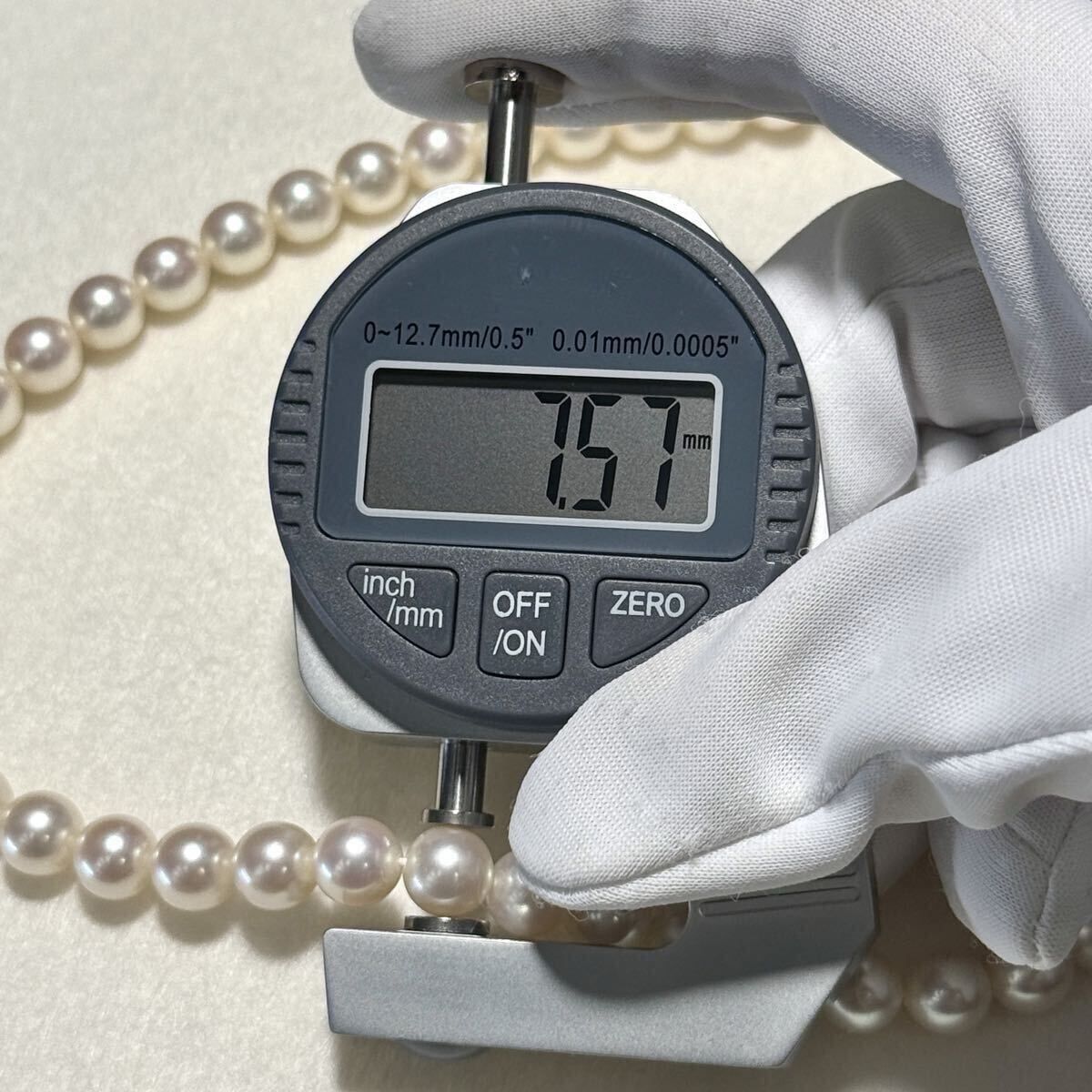 MIKIMOTO ミキモト あこや本真珠パールネックレス k14wg アコヤ K14WG・サファイア】MIKIMOTO/ミキモト アコヤパール ネックレス