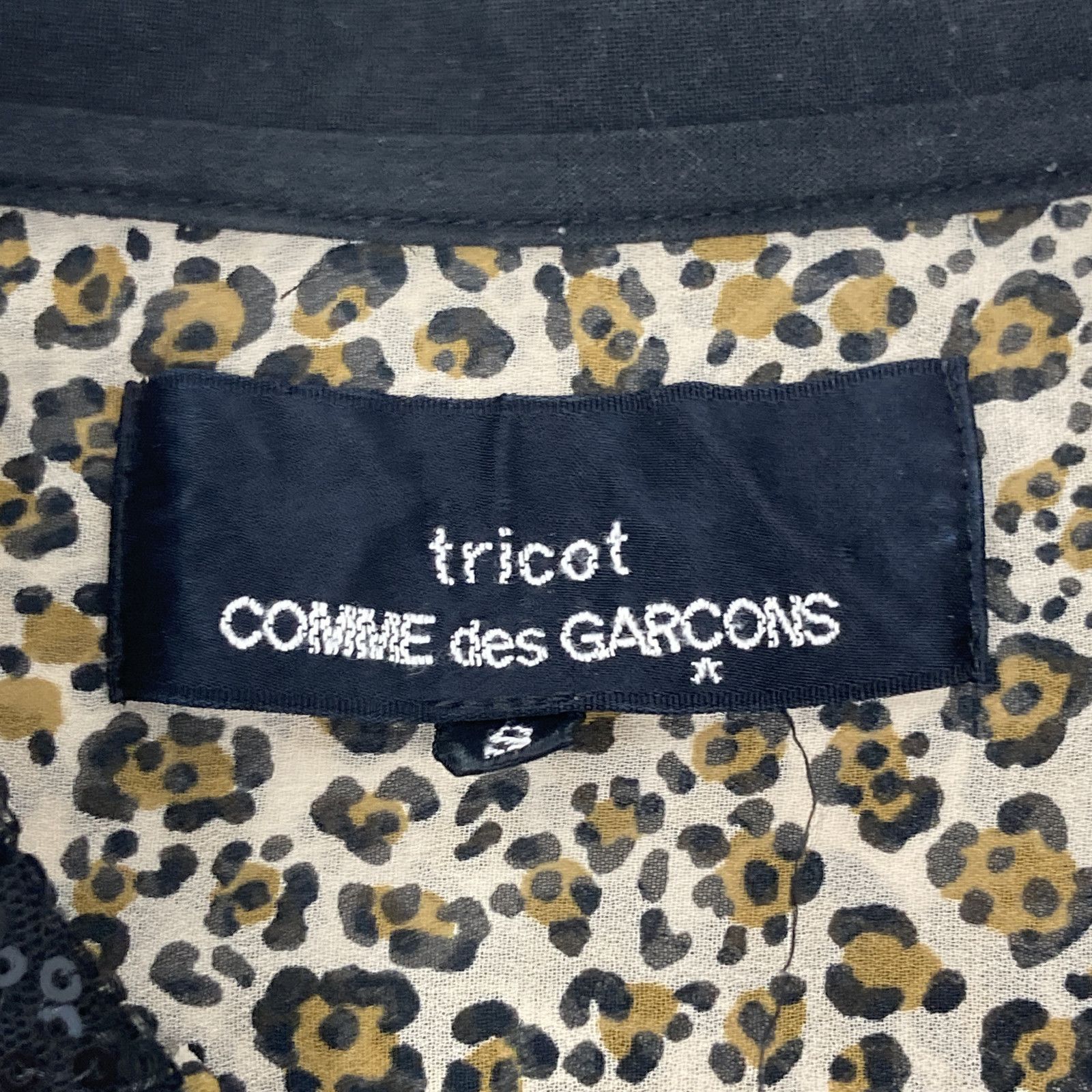 tricotCOMMEdesGARCONS トリココムデギャルソン TI-B031 ﾚｵﾊﾟｰﾄﾞ ﾌﾘﾙ  