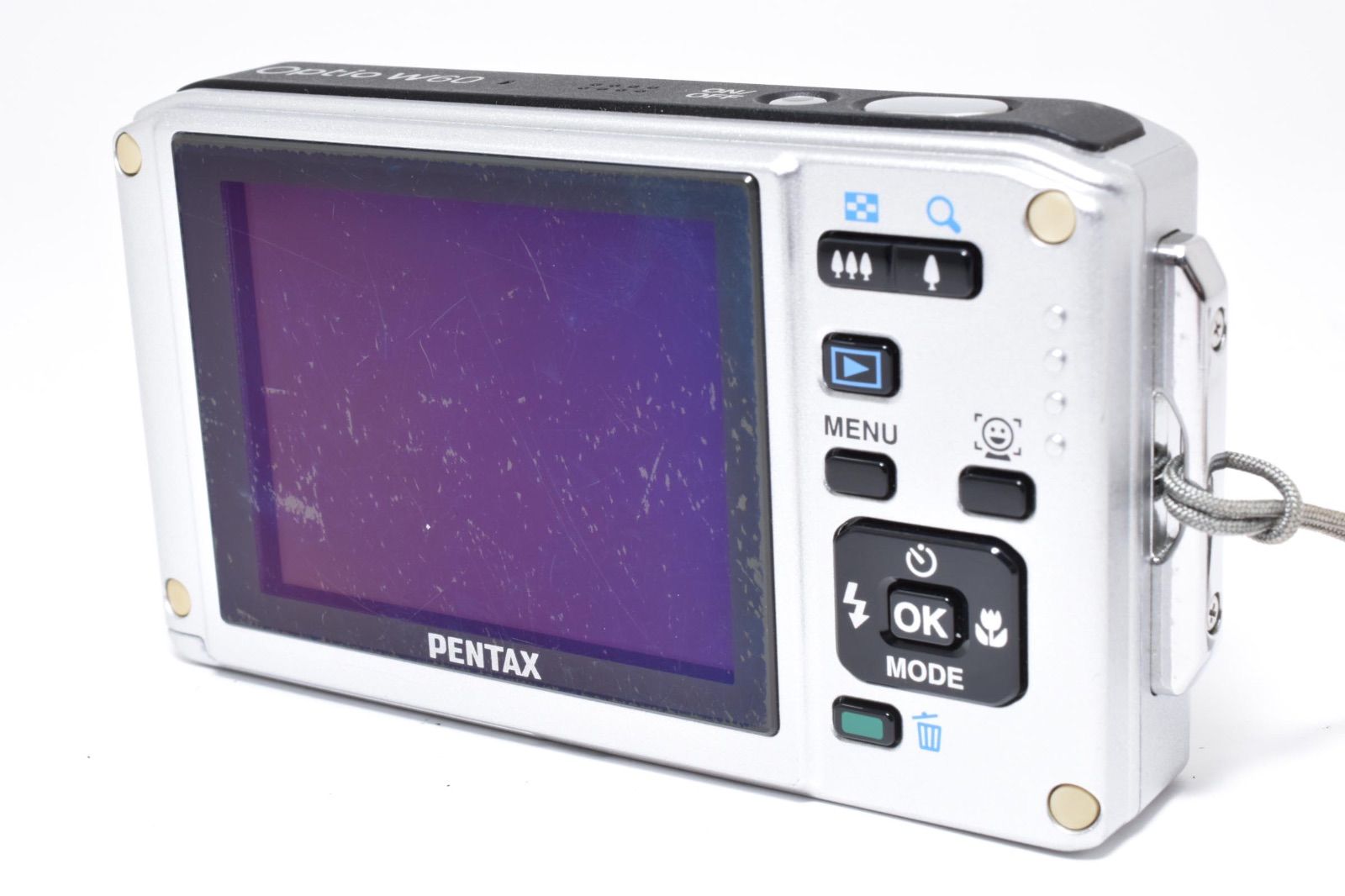 ペンタックス PENTAX Optio W60 シルバー コンパクトデジタルカメラ