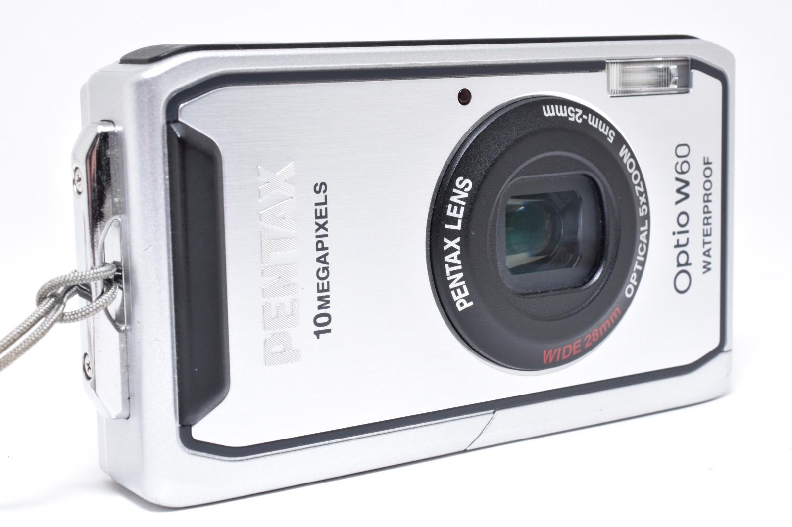 ペンタックス PENTAX Optio W60 シルバー コンパクトデジタルカメラ