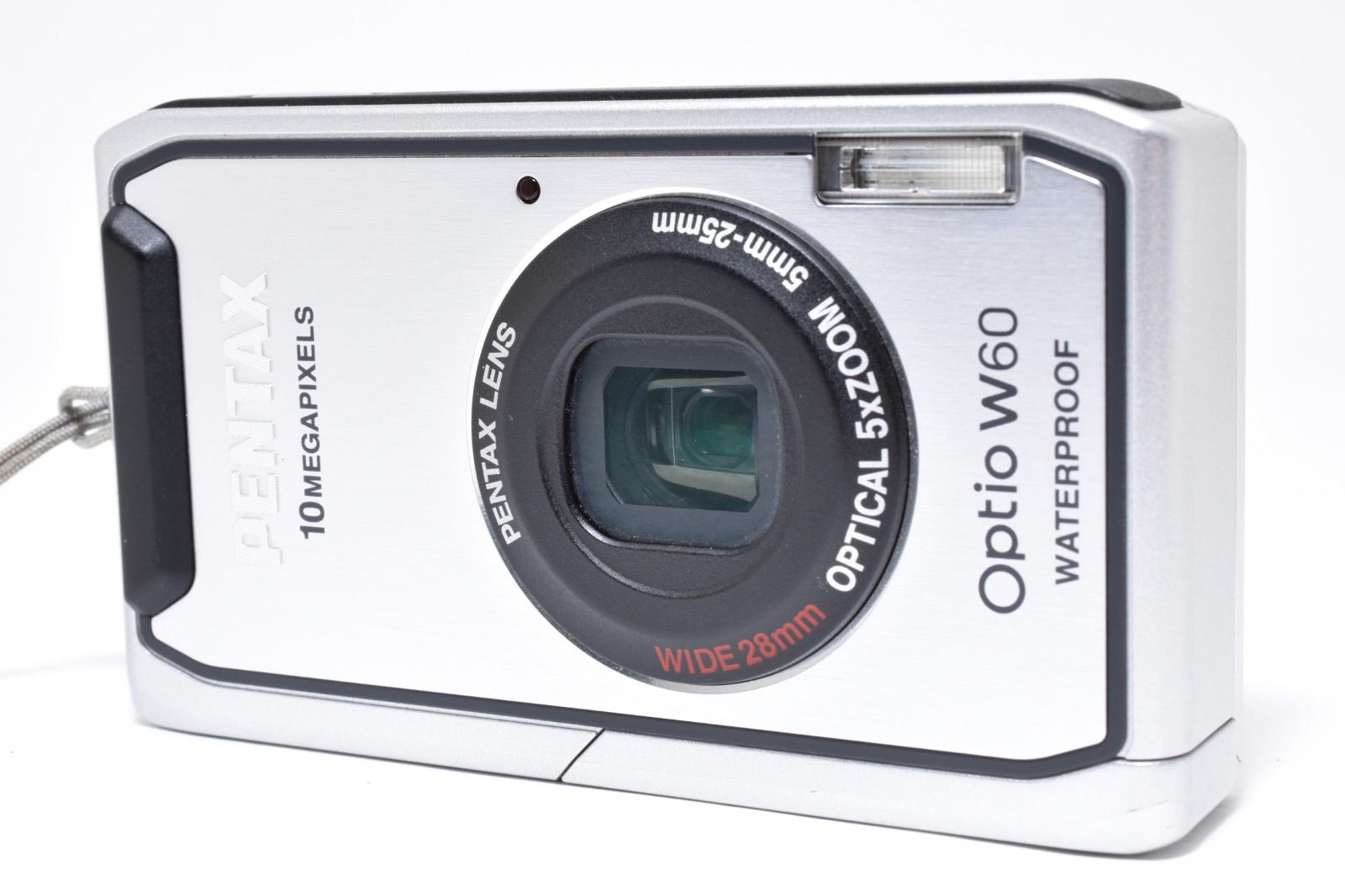 ペンタックス PENTAX Optio W60 シルバー コンパクトデジタルカメラ