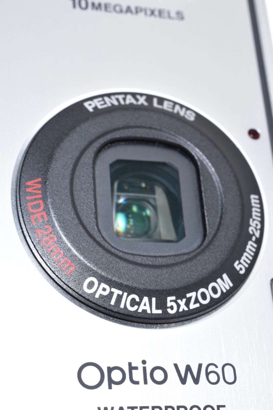 ペンタックス PENTAX Optio W60 シルバー コンパクトデジタルカメラ