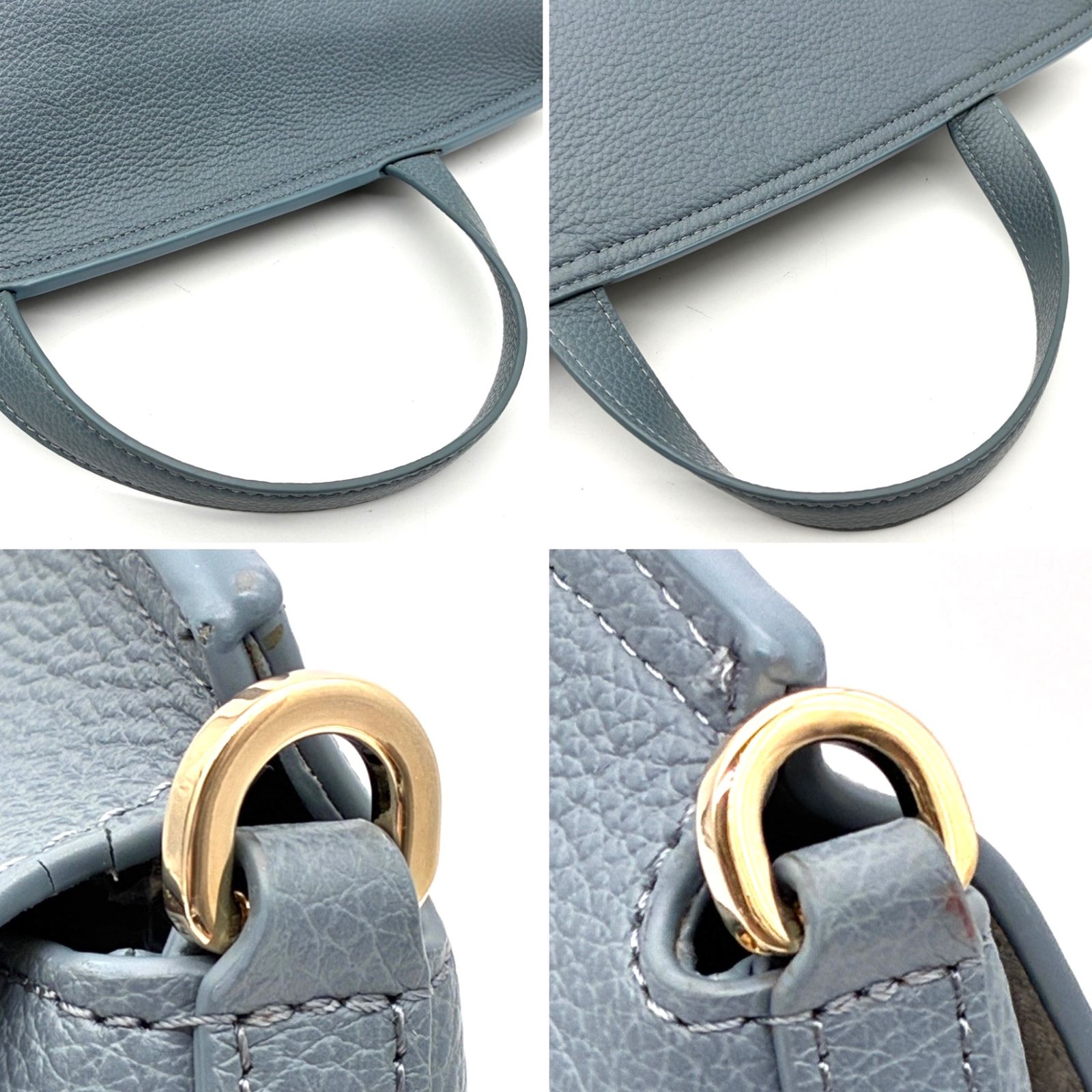 レディース 極美品 フルラ 2way ニキ ショルダーバッグ レザー ロゴ 