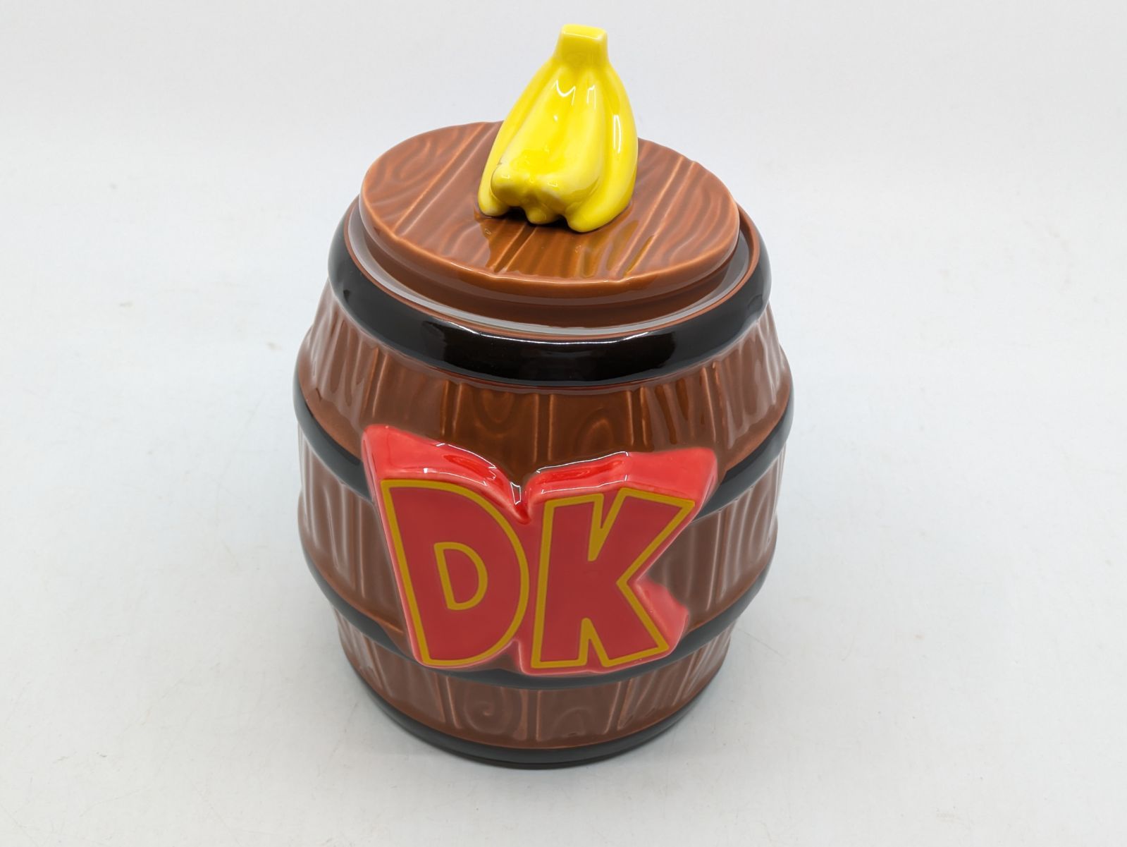 ニンテンドーミュージアム購入】ドンキーコング バナナバレル収納容器