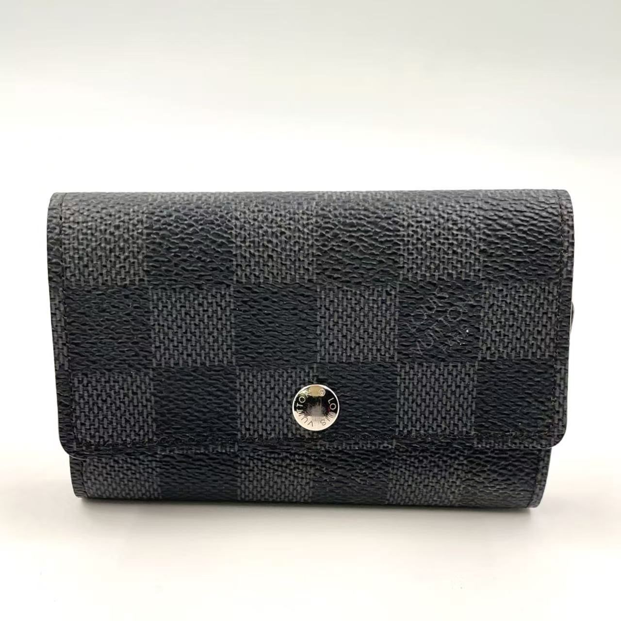 【超美品】ルイヴィトン　キーケース　グラフィット　グレー　6連 楽天市場】ルイヴィトン 6連キーケース ダミエグラフィット