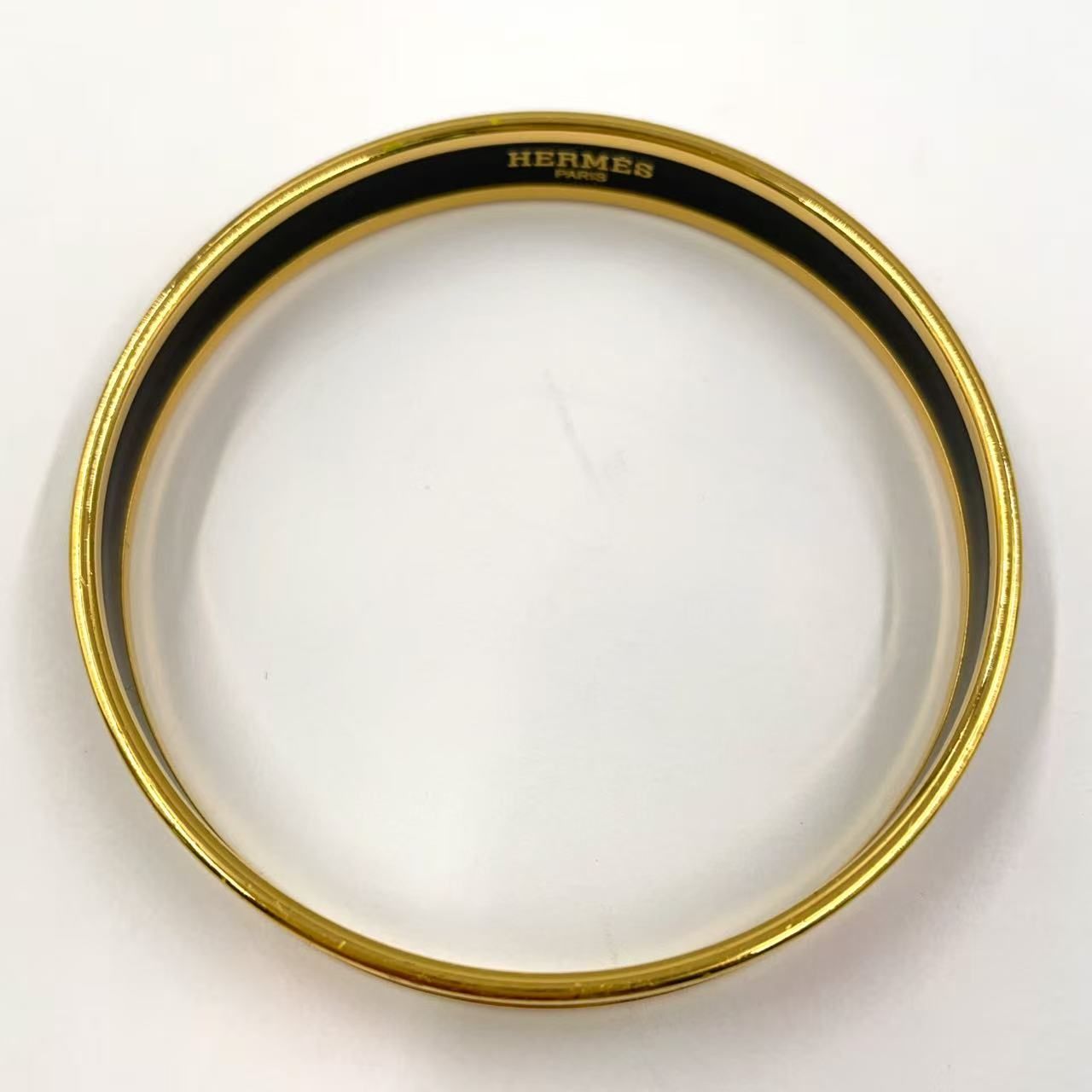 HERMES エマイユPM GP マルチカラー ブレスレット・バングル ゴールド