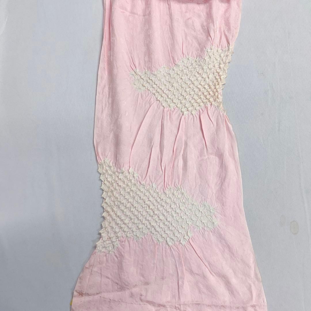 襦袢反物 正絹 絞り 雲 楓地紋 ピンク 白 襦袢 着物 052t - メルカリ