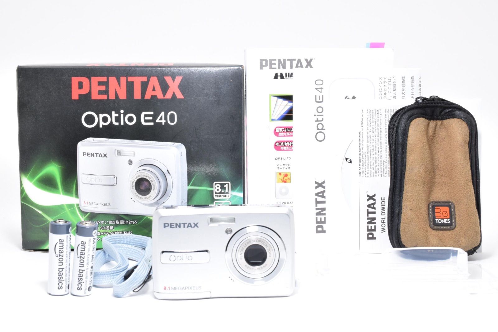 美品】ペンタックス PENTAX Optio E40 コンパクトデジタルカメラ