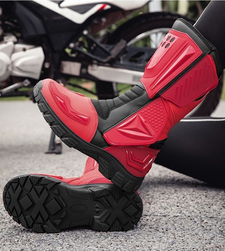 レーシングブーツ バイクシューズ メンズ オートバイ靴 バイクシューズ