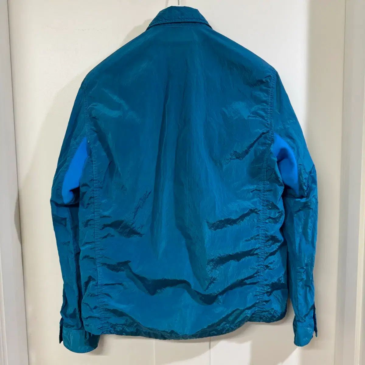 STONE ナイロンメタルジャケット ブルー STONE ISLAND ストーン