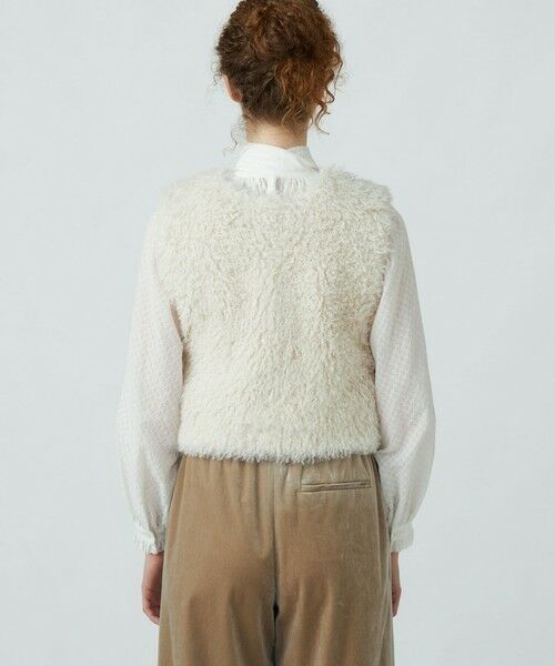 cY19 新品 Ballsey プードルファー Vネックベスト ベスト ファー