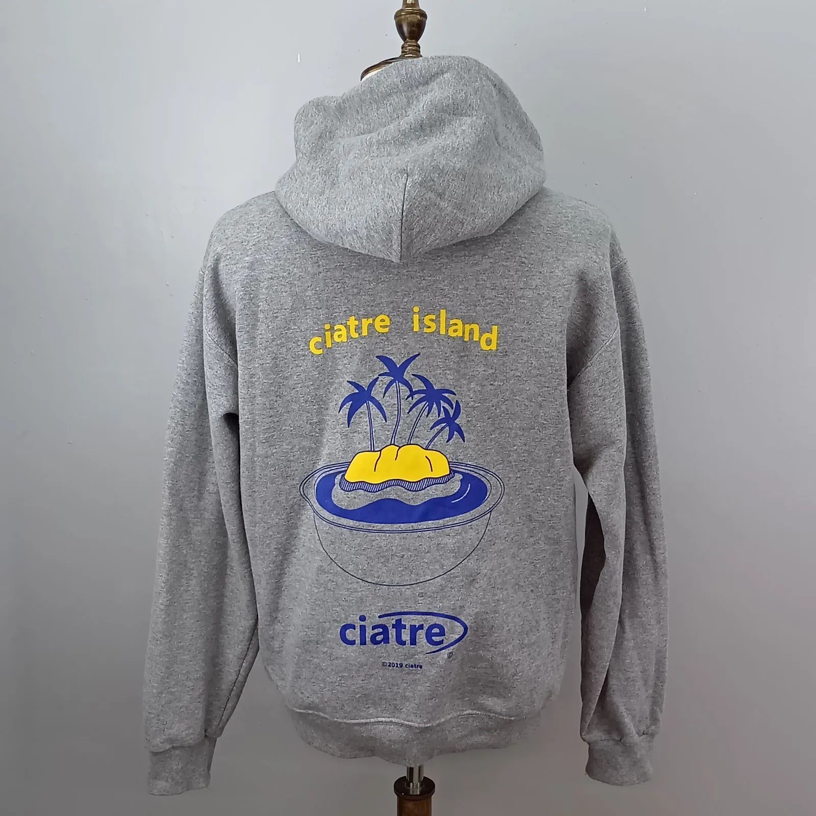 ciatre Мサイズ パーカー フーディ 裏起毛 プルオーバー アイランド 