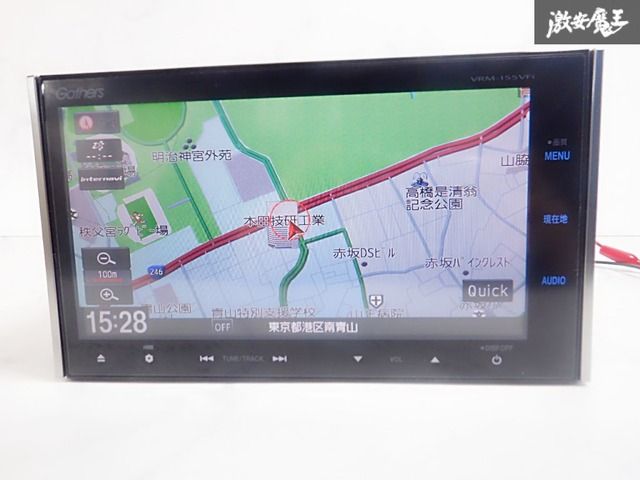 ホンダ 純正ナビ Gathers VXM-128VS GPS付 動作OK 外し品 ホンダ純正