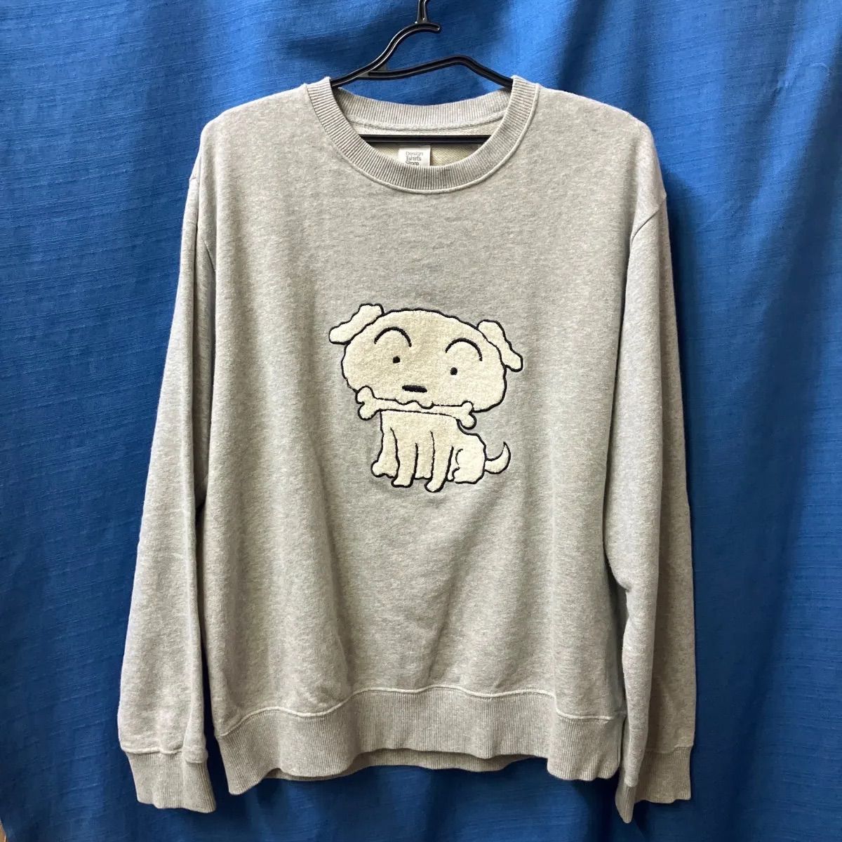 必見！】グラニフ クレヨンしんちゃん シロ スウェット グレー XL 