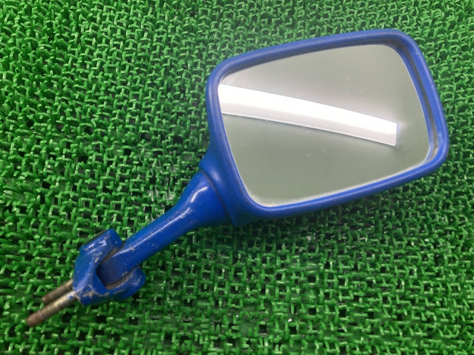 ZXR250 ミラー 右 青 カワサキ 純正 中古 バイク 部品 ZX250A ペイント