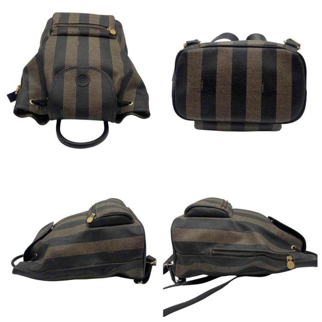 価格交渉/質問大歓迎♪】希少 フェンディ ペカン柄 リュック PVC 巾着