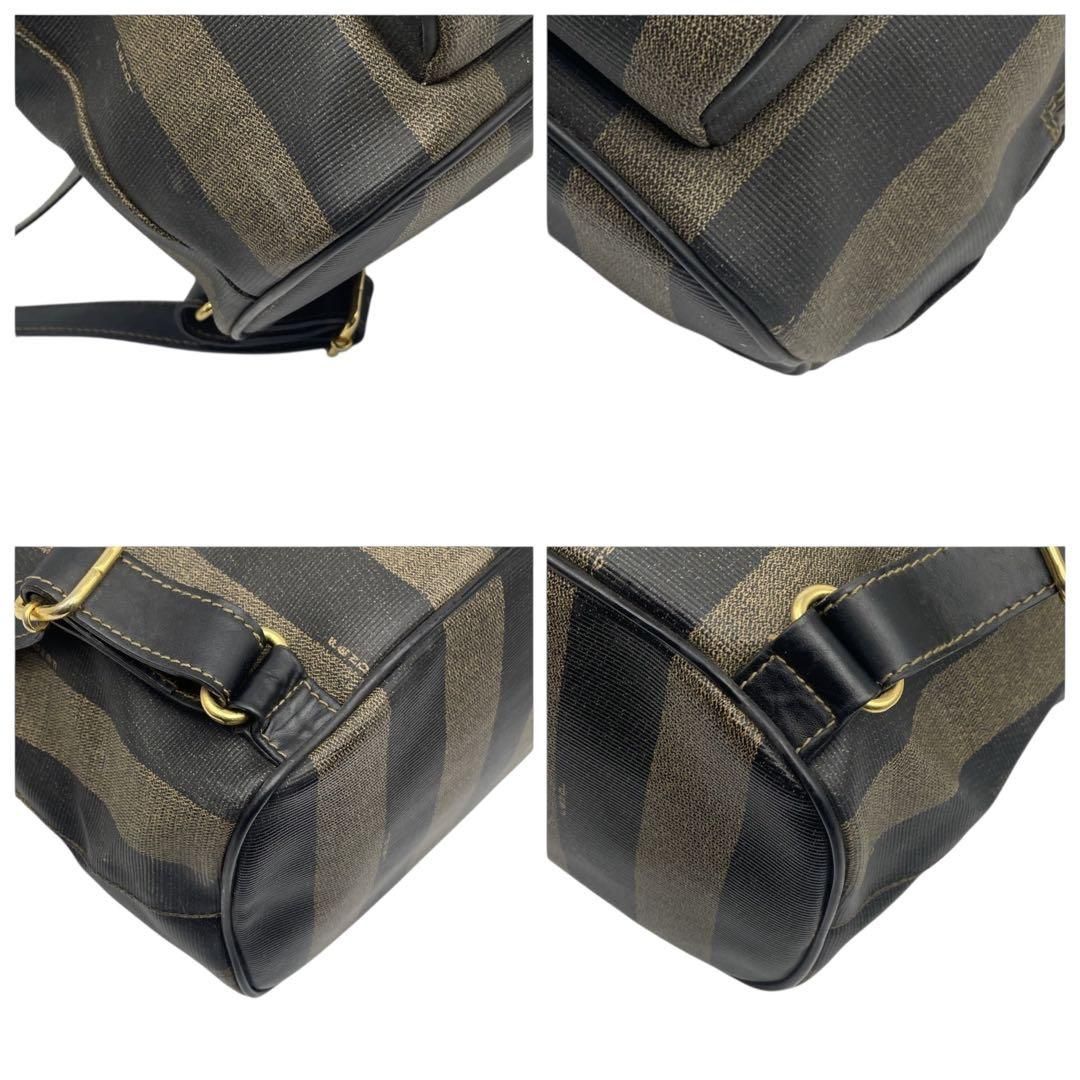 価格交渉/質問大歓迎♪】希少 フェンディ ペカン柄 リュック PVC 巾着