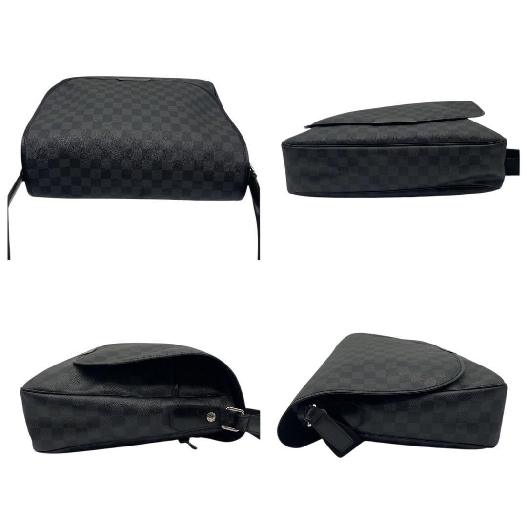 ルイヴィトン ダミエグラフィット　ショルダーバッグ ダニエルGM　ブラック ルイヴィトン ダミエグラフィット ショルダーバッグ ダニエルGM