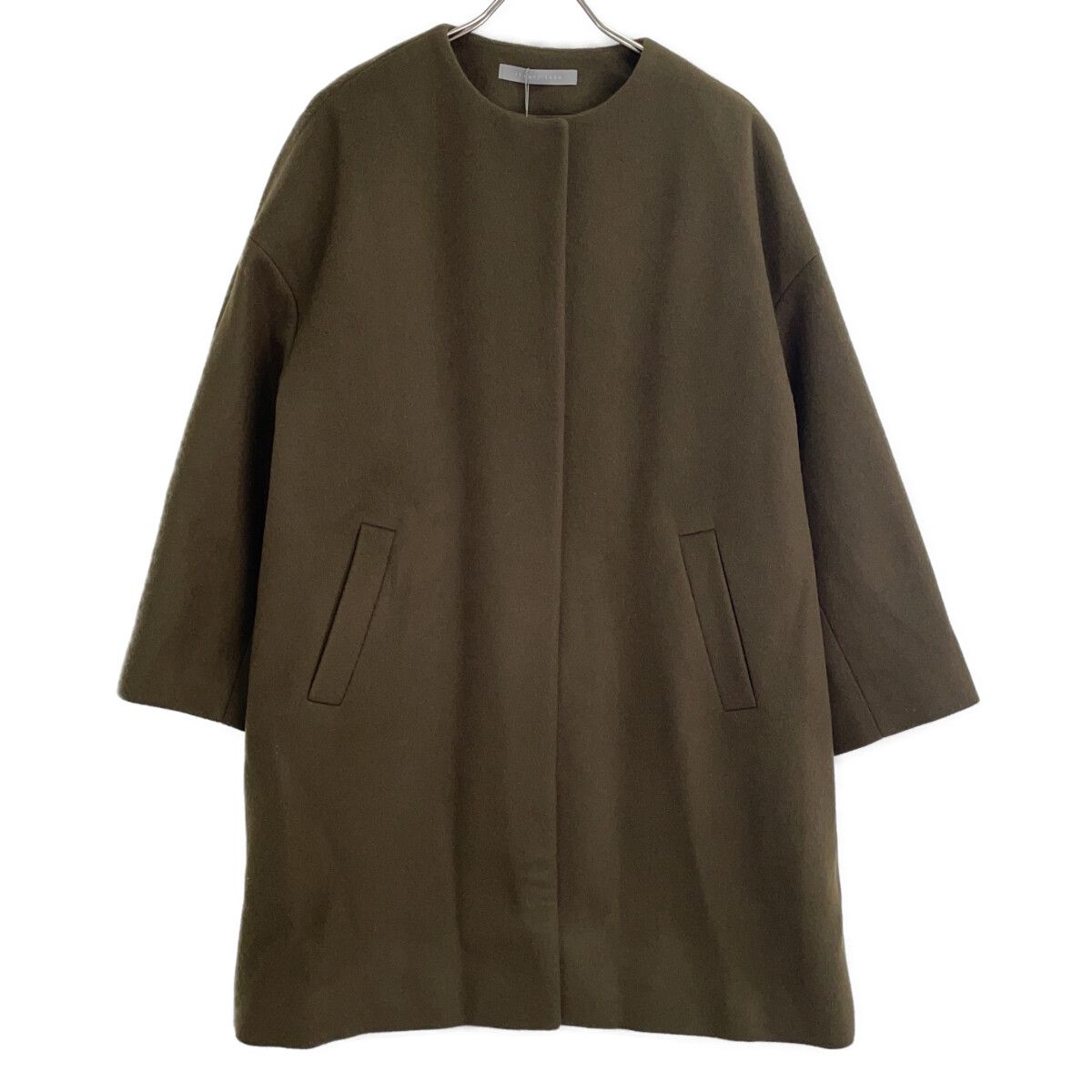 theory luxe セオリーリュクス ｶｰｷ MIHA SUPER SEEK ｳｰﾙ ﾉｰｶﾗｰｺｰﾄ 038