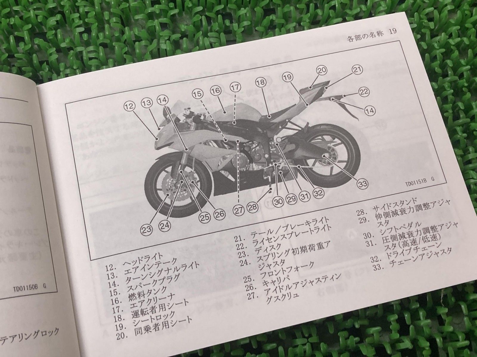 ニンジャZX-6R 取扱説明書 1版 社外 中古 ZX600R Ninja オーナーズ