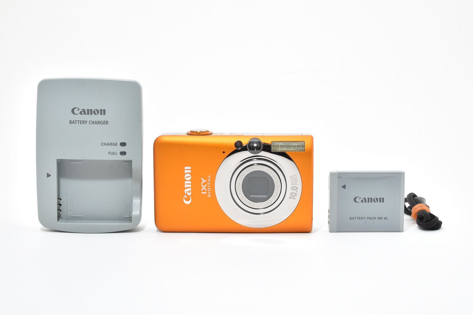 美品・希少色】Canon IXY DIGITAL 110 IS オレンジ 動作確認済 充電器