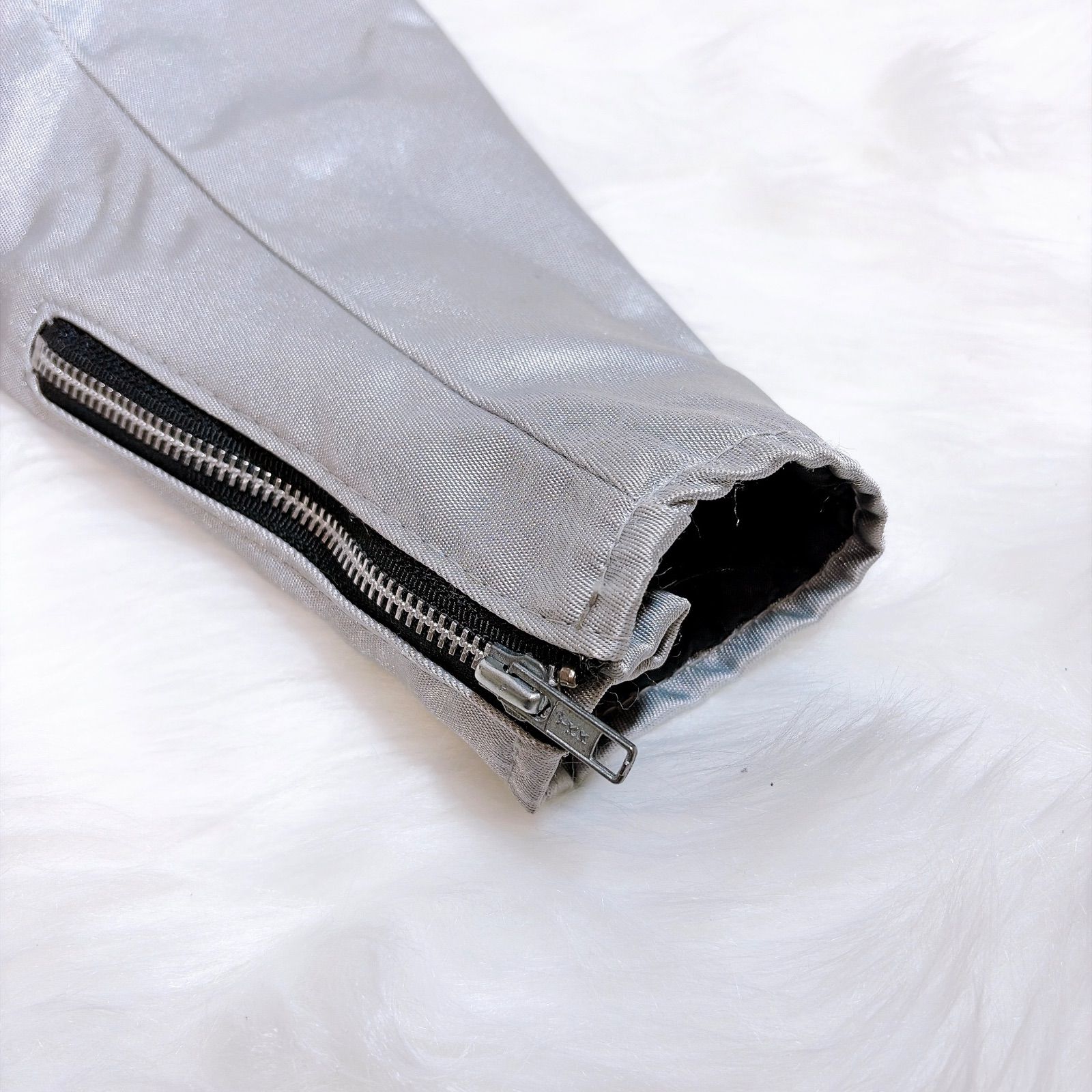 Schott シングルライダースジャケット USA シルバー 36 - メルカリ