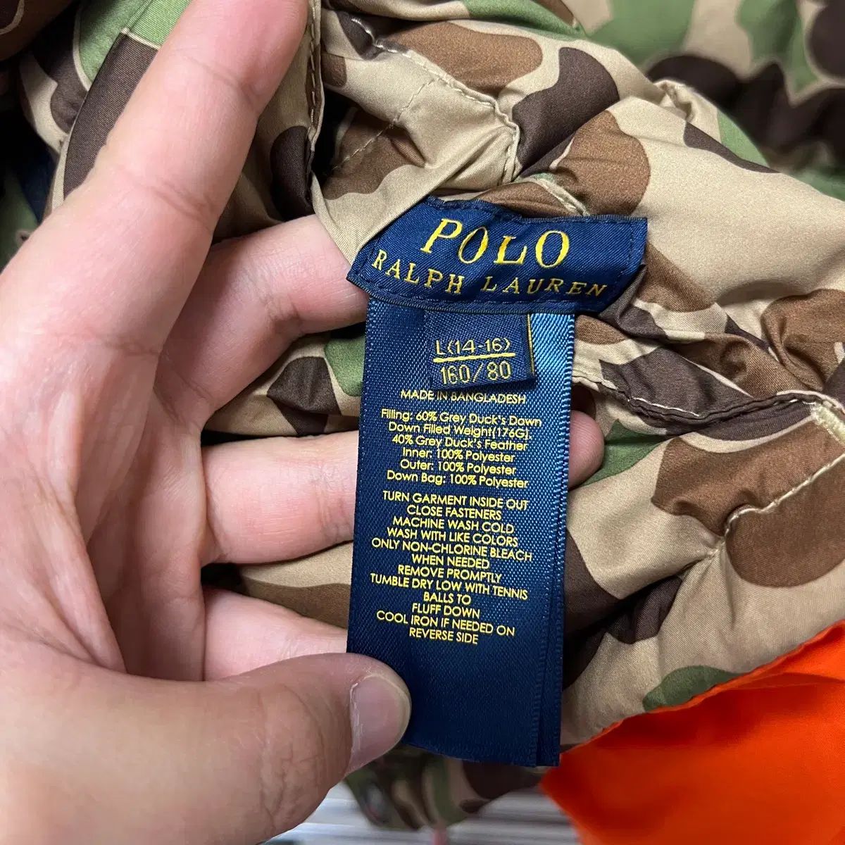 正規品/S POLO RALPH LAUREN ポロラルフローレン カモフラージュ