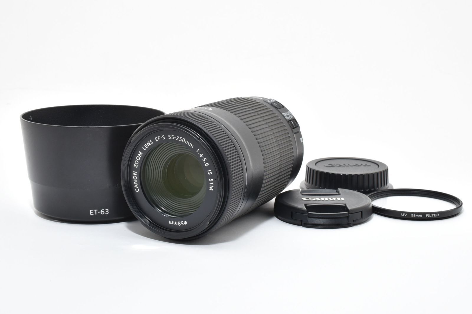 美品・神レンズ】Canon EF-S 55-250mm F4-5.6 IS STM 望遠ズーム 本体