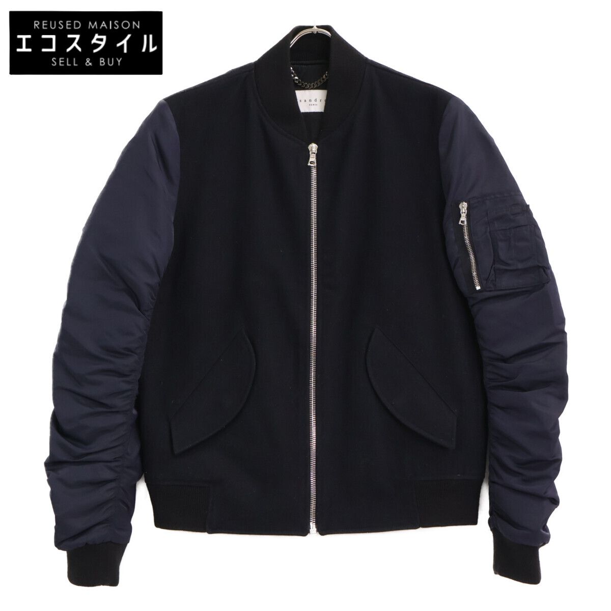 Sandro cardigan | blue knit Paris ⁄ Women For sandro(サンドロ 