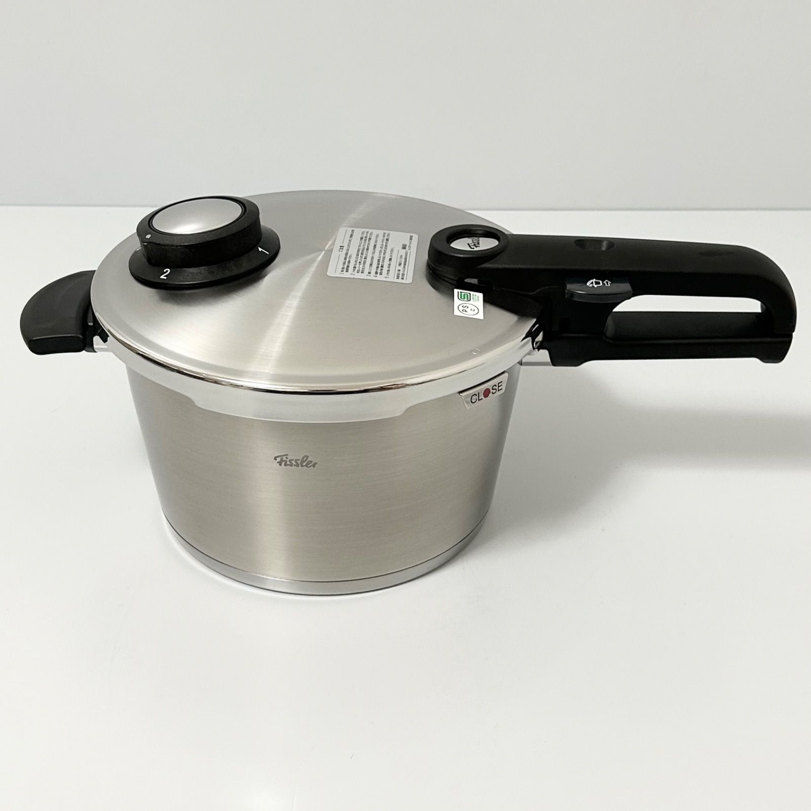 超 Fissler フィスラー 圧力鍋 ムプラス 4 6ℓ 6 L ガラス蓋付き すのこ ザル ステンレス