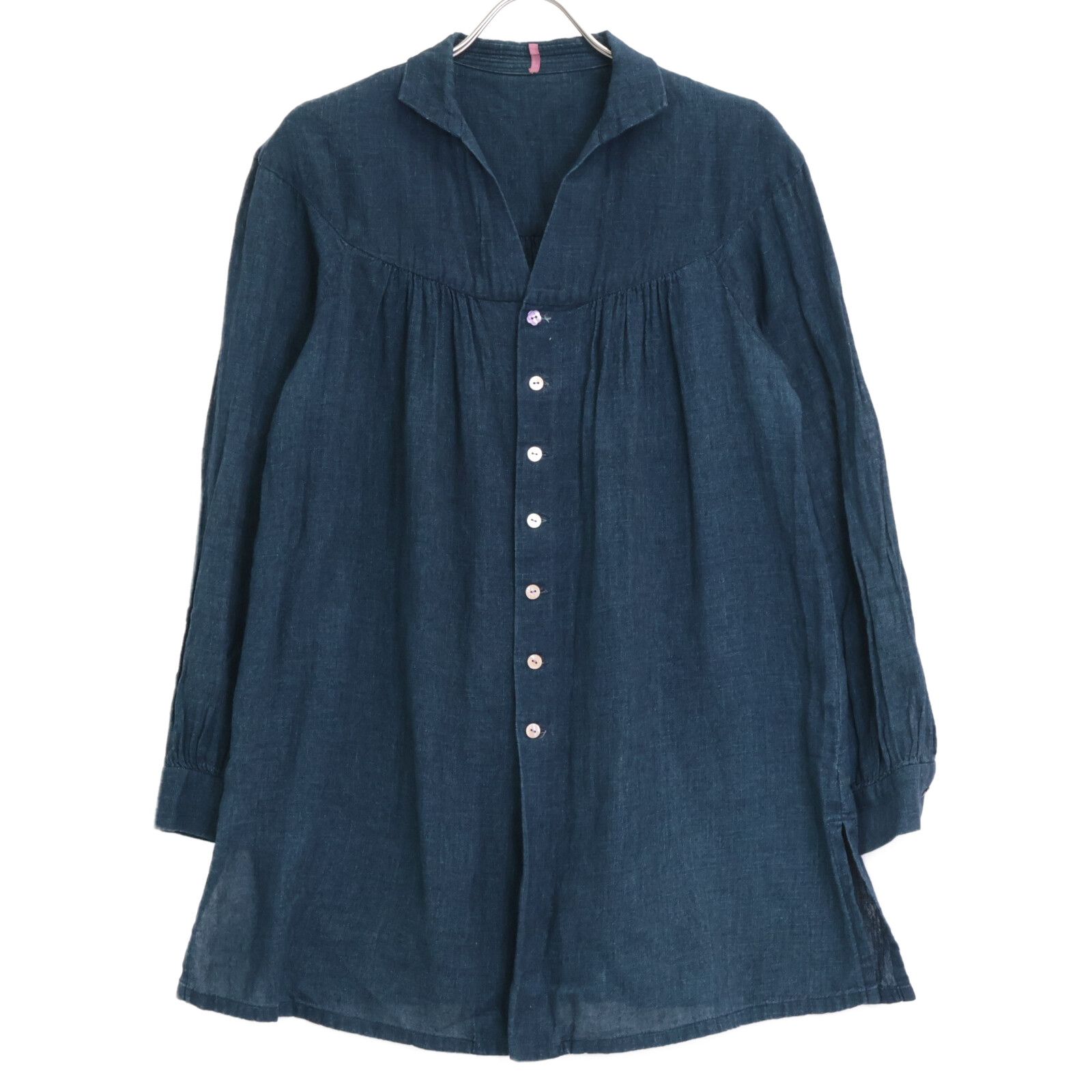 Pallas Palace パラスパレス ﾈｲﾋﾞｰ ｲﾝﾃﾞｨｺﾞ ｼｬﾂ ﾁｭﾆｯｸ ﾜﾝﾋﾟｰｽ 0 - メルカリ