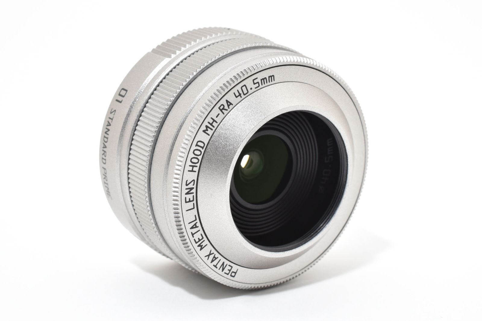 美品】PENTAX 01 STANDARD PRIME 8.5mm F1.9 単焦点レンズ シルバー