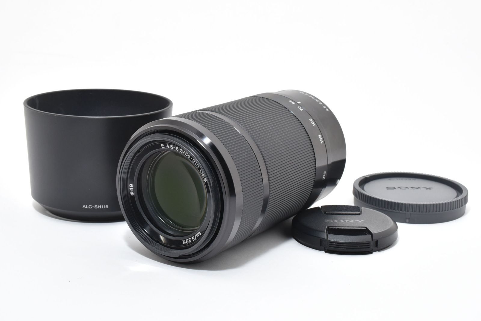 美品】SONY E 55-210mm F4.5-6.3 OSS SEL55210 ブラック ソニー E