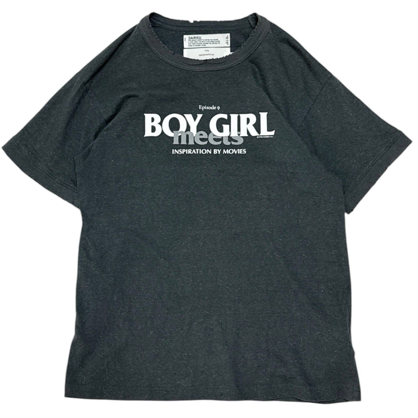 DAIRIKU 22SS Episode9 BOY meets GIRL Print T-SHirts - メルカリ