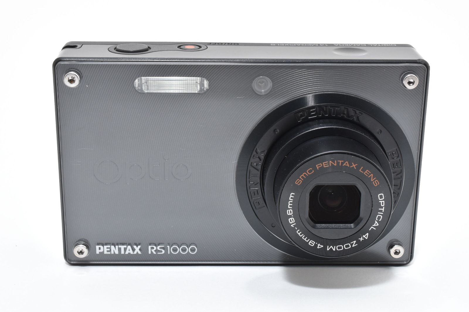希少】PENTAX Optio RS1000 ブラック 動作確認済 エモい写り 1400万