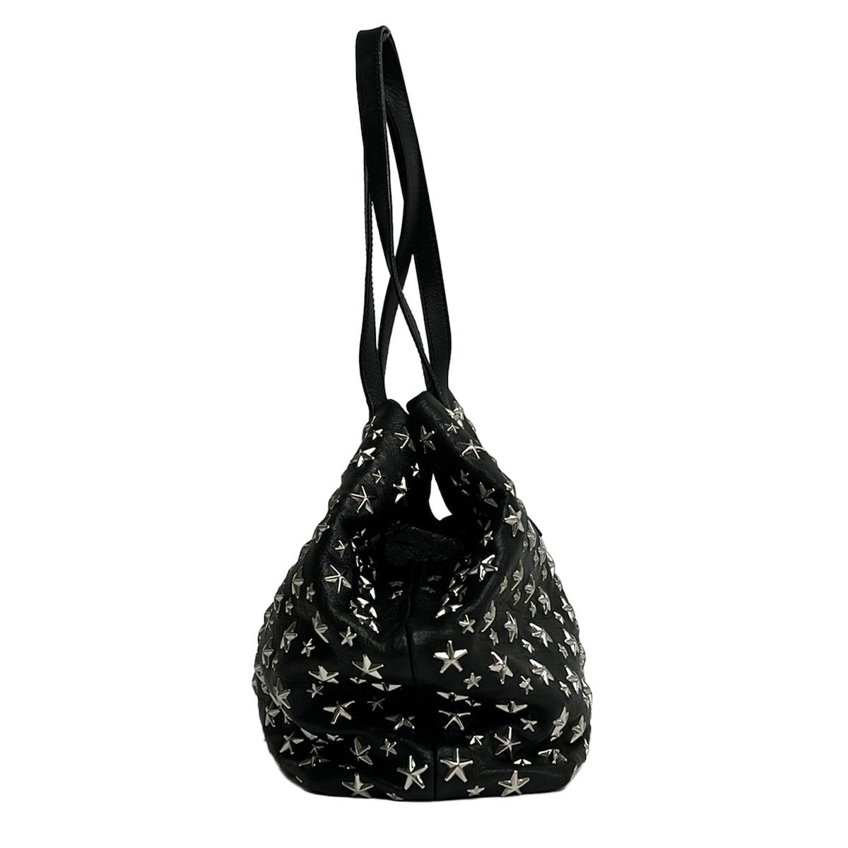 JIMMY CHOO(ジミーチュウ) トートバッグ ソフィアM 黒 スタッズ/スター