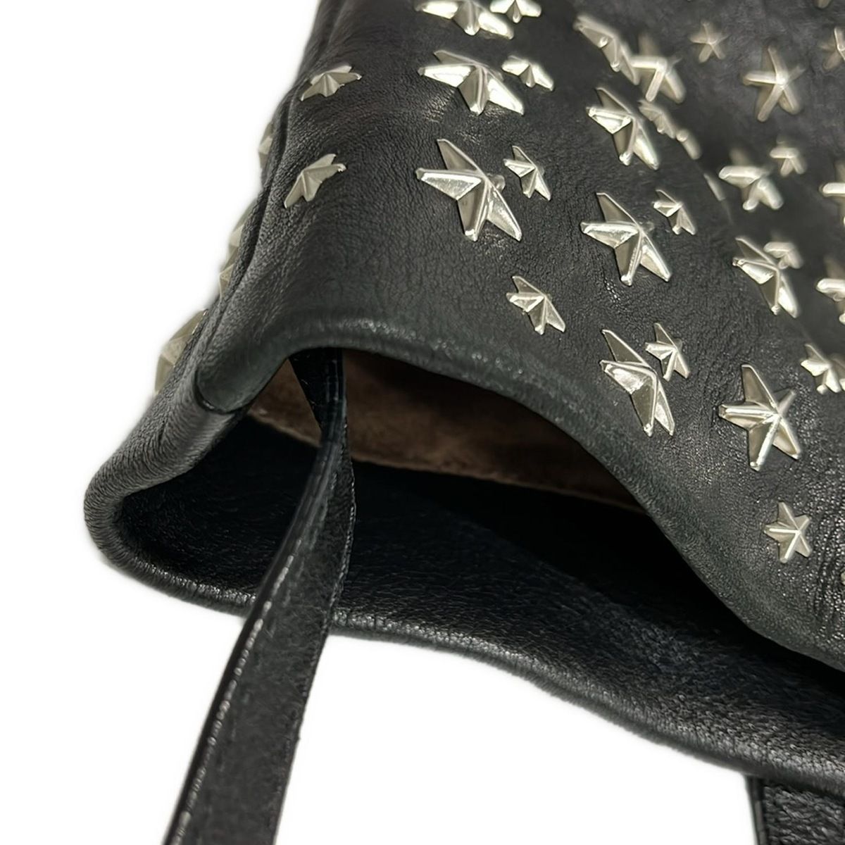 JIMMY CHOO(ジミーチュウ) トートバッグ ソフィアM 黒 スタッズ/スター