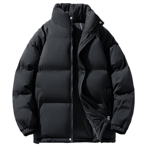 Amyni ダウンジャケット メンズ コート 冬服 中綿ジャケット 無地 厚手 防寒 防風 暖か 大きいサイズ ダウンコート 通勤 通学 登山 アウトドア 男女兼用 アウターe 24378 c 7 b