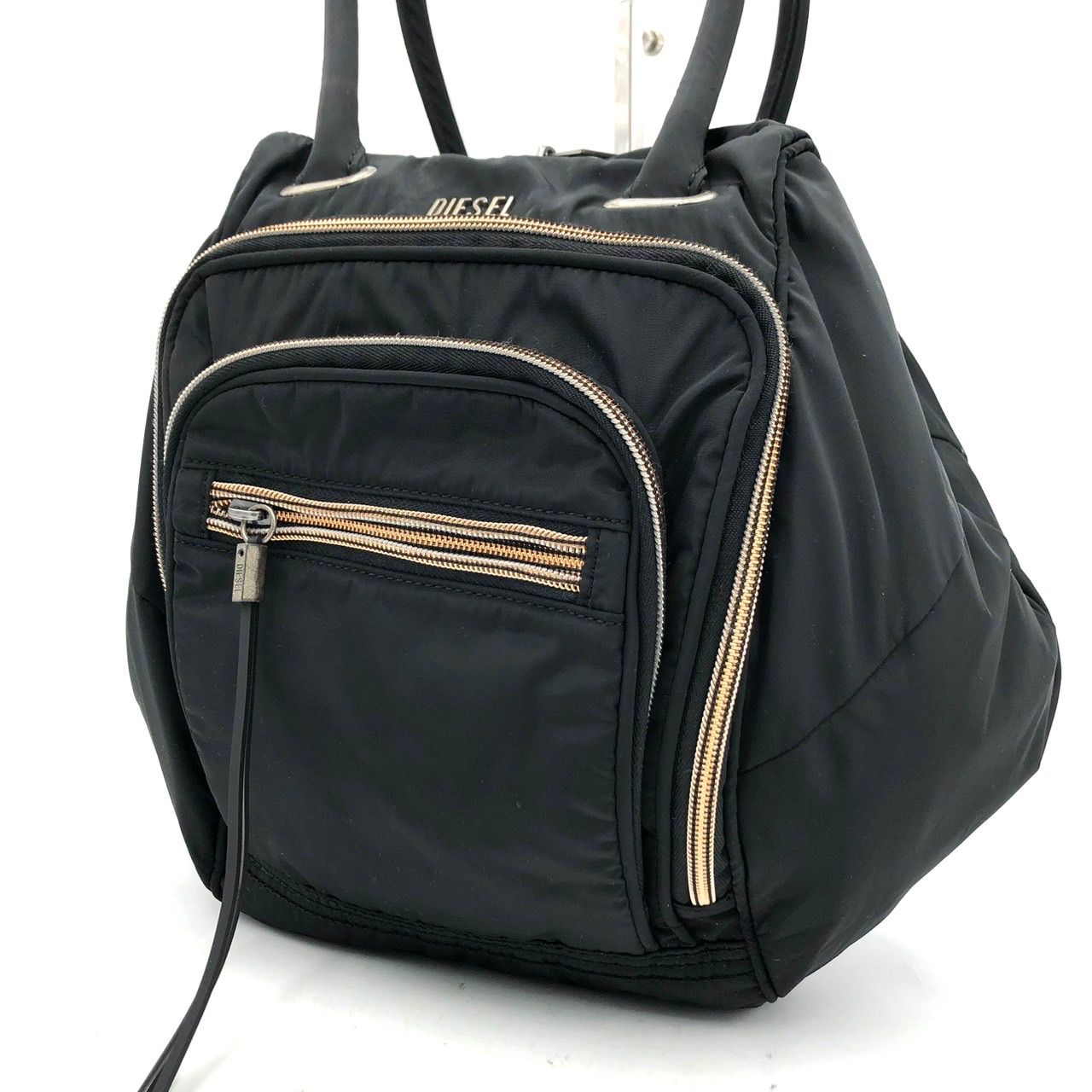 DIESEL ディーゼル ハンドバッグ トートバッグ ナイロン 黒 ブラック 
