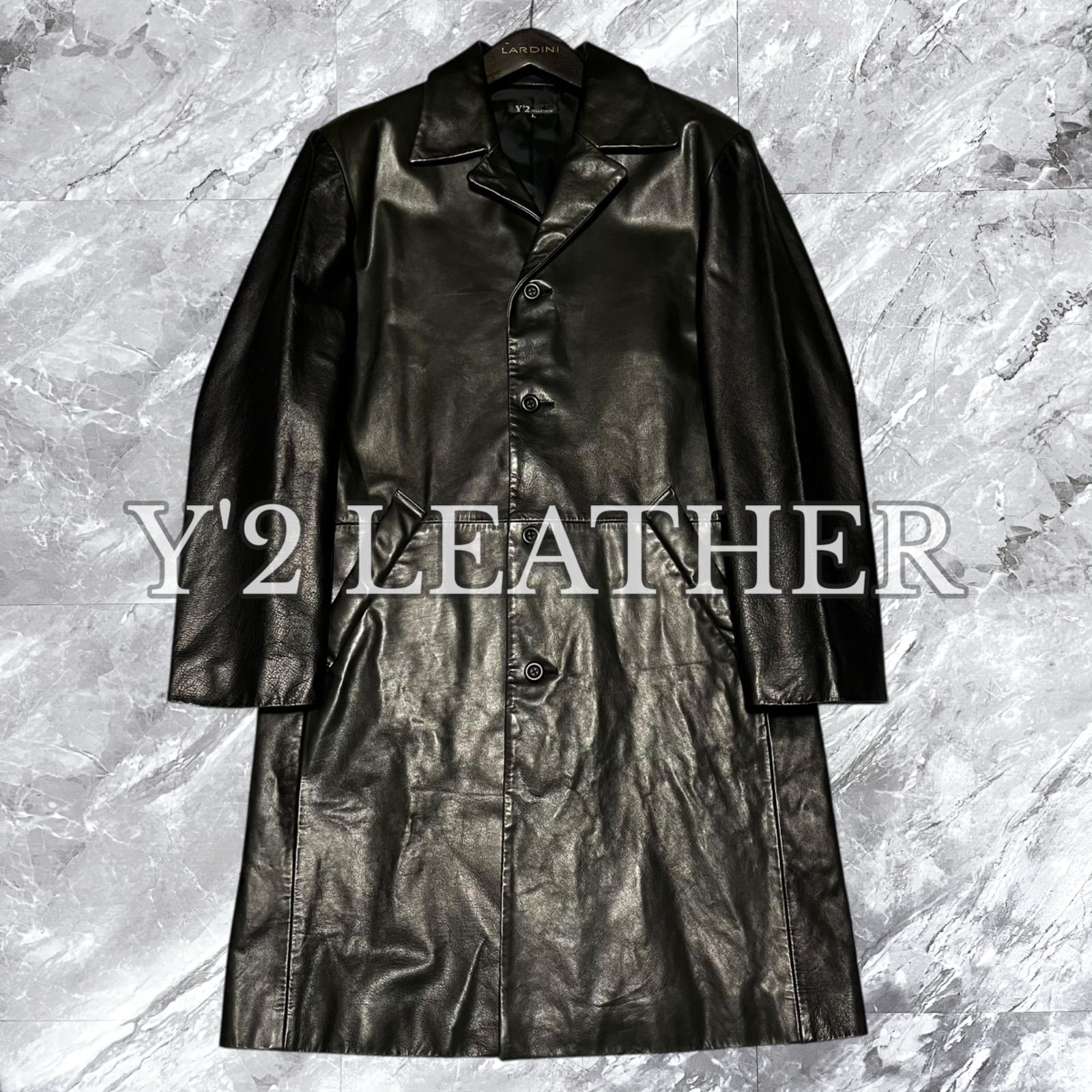 Y'2 LEATHER ワイツーレザー レザーコート ロングコート チェスター