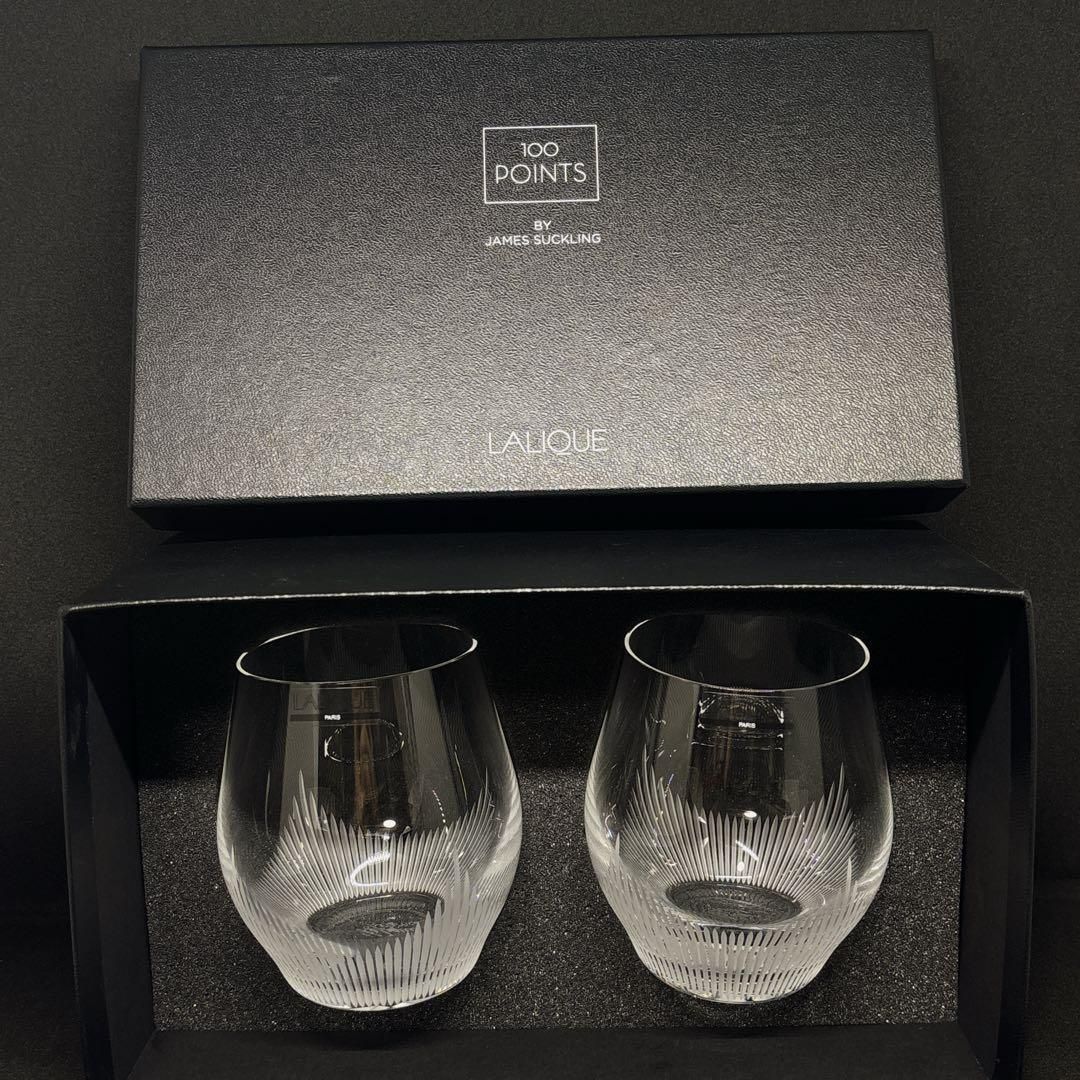 未使用保管品 LALIQUE ラリック タンブラーグラス グラス 2個セット 箱