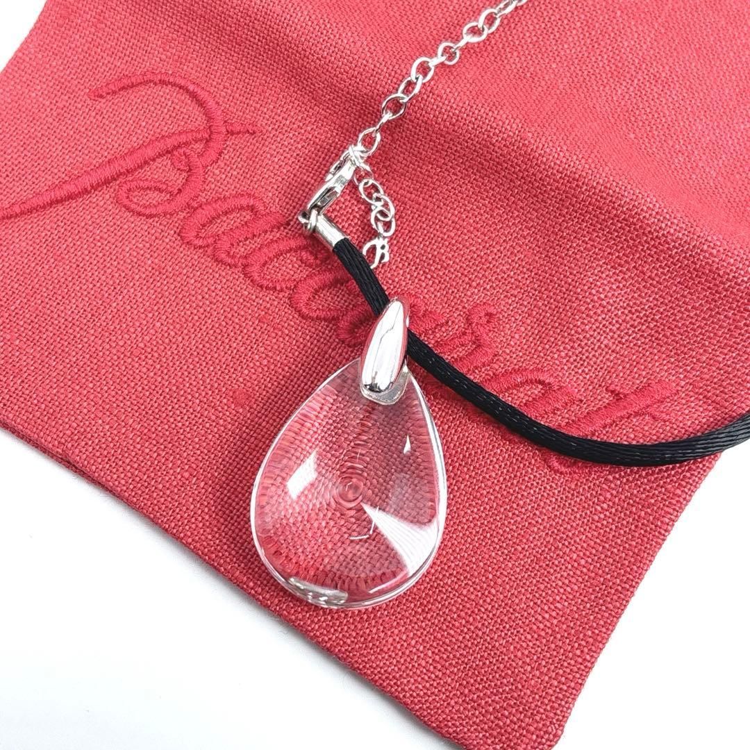 極美品 Baccarat バカラ ドロップ型 ネックレス ペンダント 925 - メルカリ