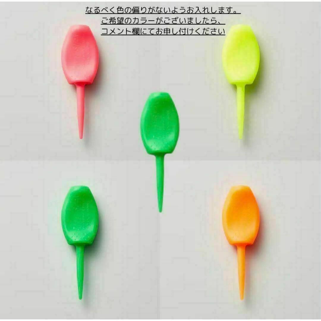 パリティー 4本セット 日本製 蛍光色 ゴルフ ティー グリーンフォーク