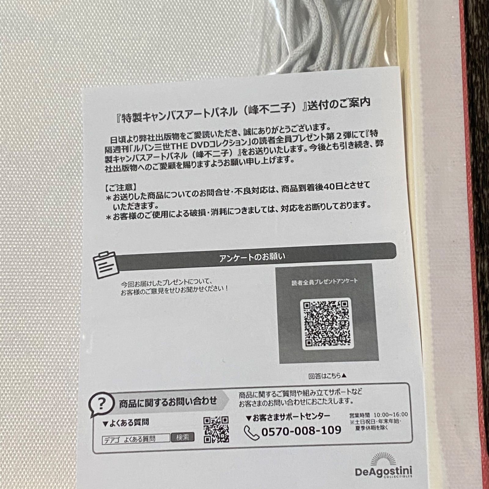 ルパン三世 特製キャンバスアートパネル 峰不二子 DVDコレクション
