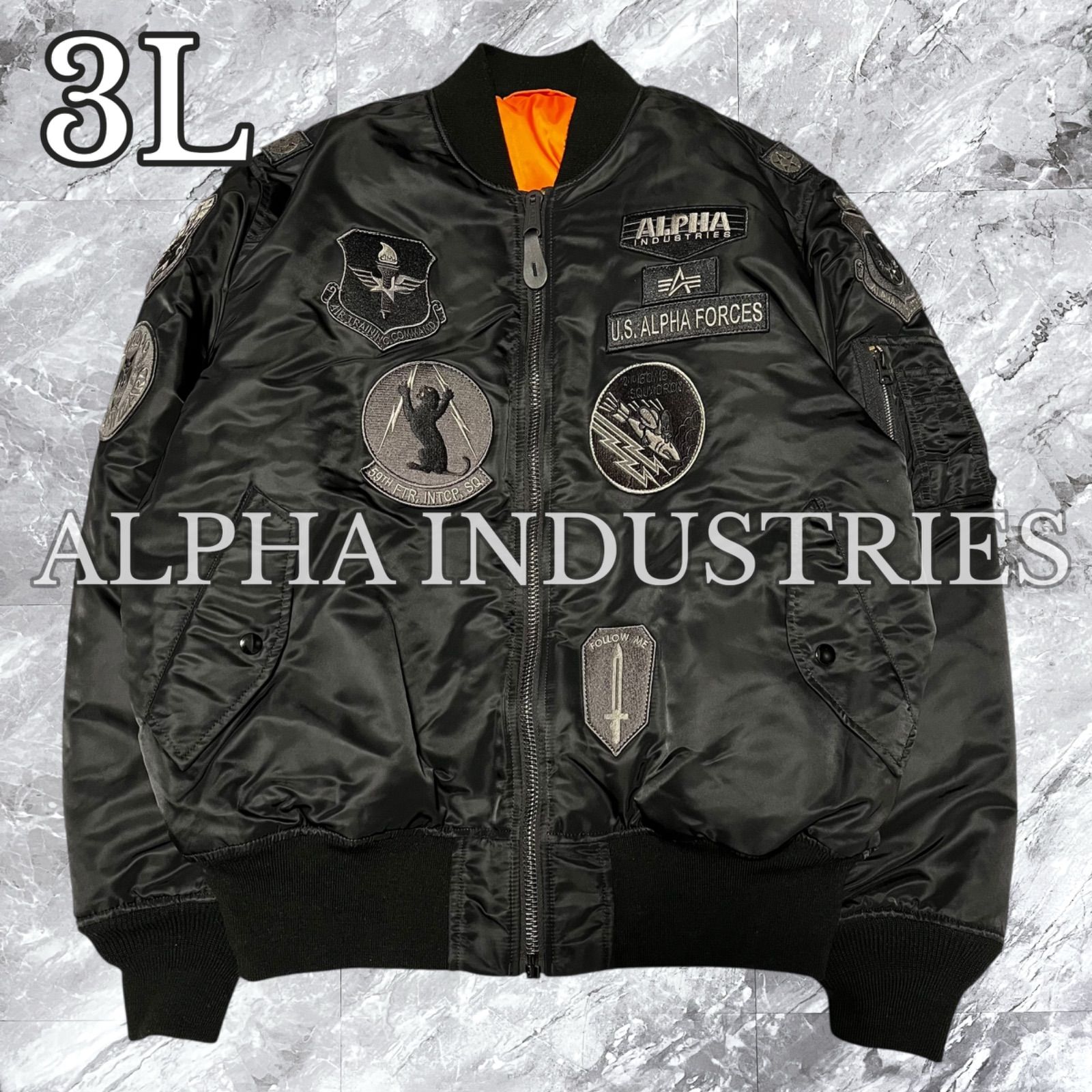 未使用級 大きいサイズ ALPHA INDUSTRIES アルファインダストリーズ MA