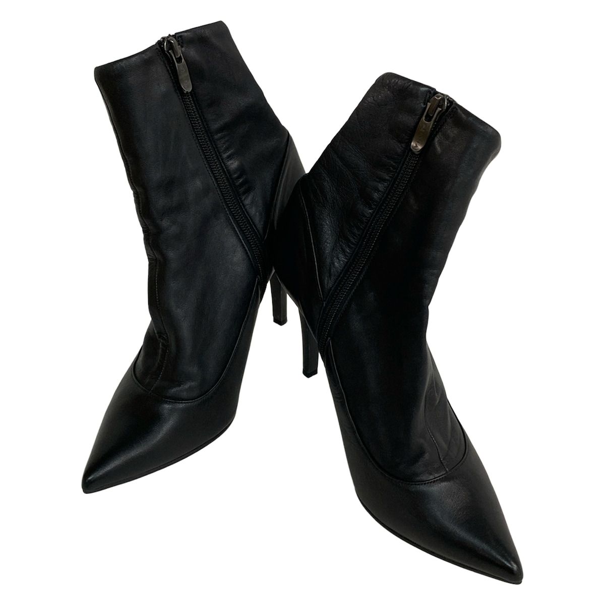 DIANA(ダイアナ) ショートブーツ 25 レディース美品 - 黒 レザー