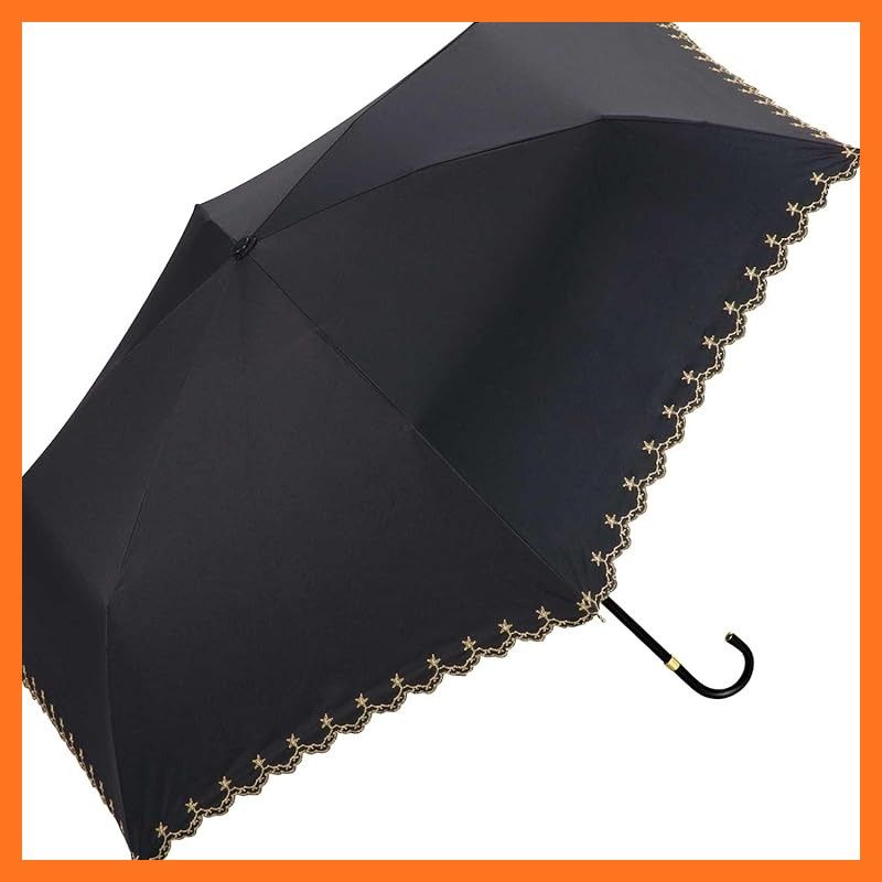 新品】 【2025】Wpc. 日傘 遮光星柄スカラップ ミニ ブラック ≪遮光率
