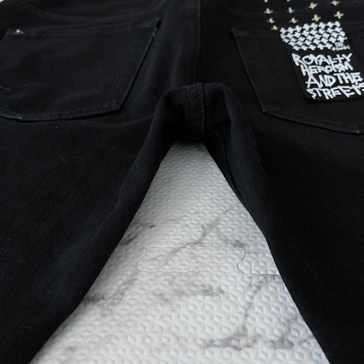 美品】KSUBI スビ VAN WINKLE RETOX BLUE スキニーデニム W29 ROYALTY 