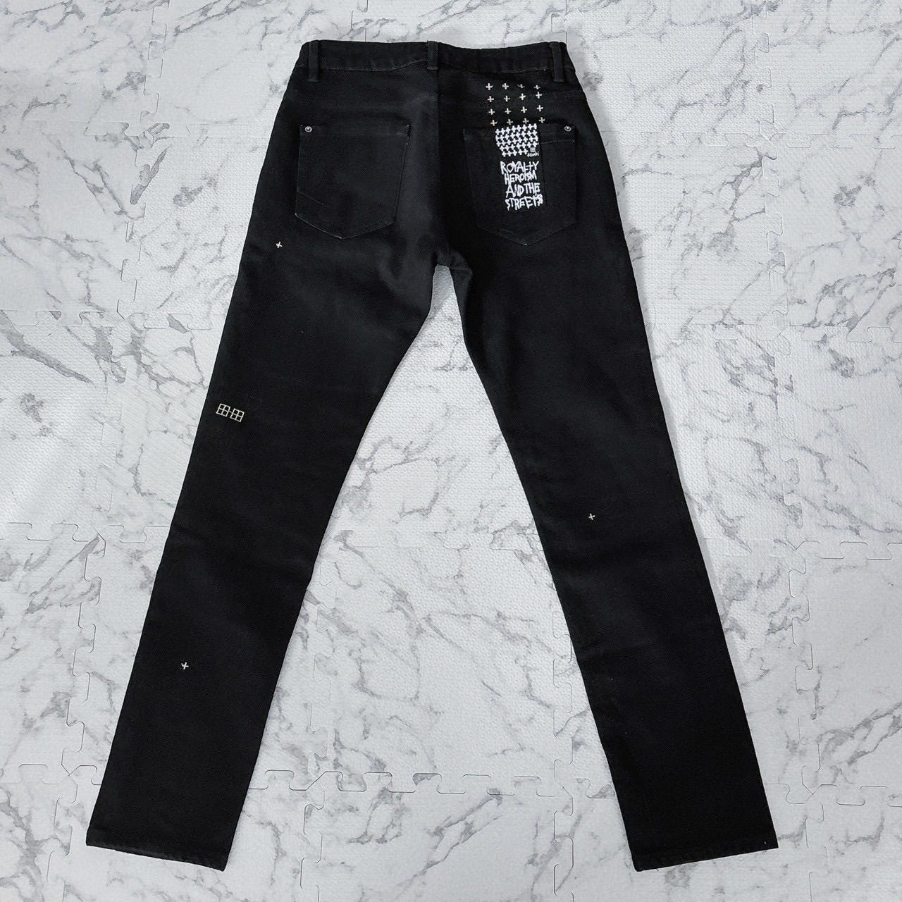 美品】KSUBI スビ VAN WINKLE RETOX BLUE スキニーデニム W29 ROYALTY 