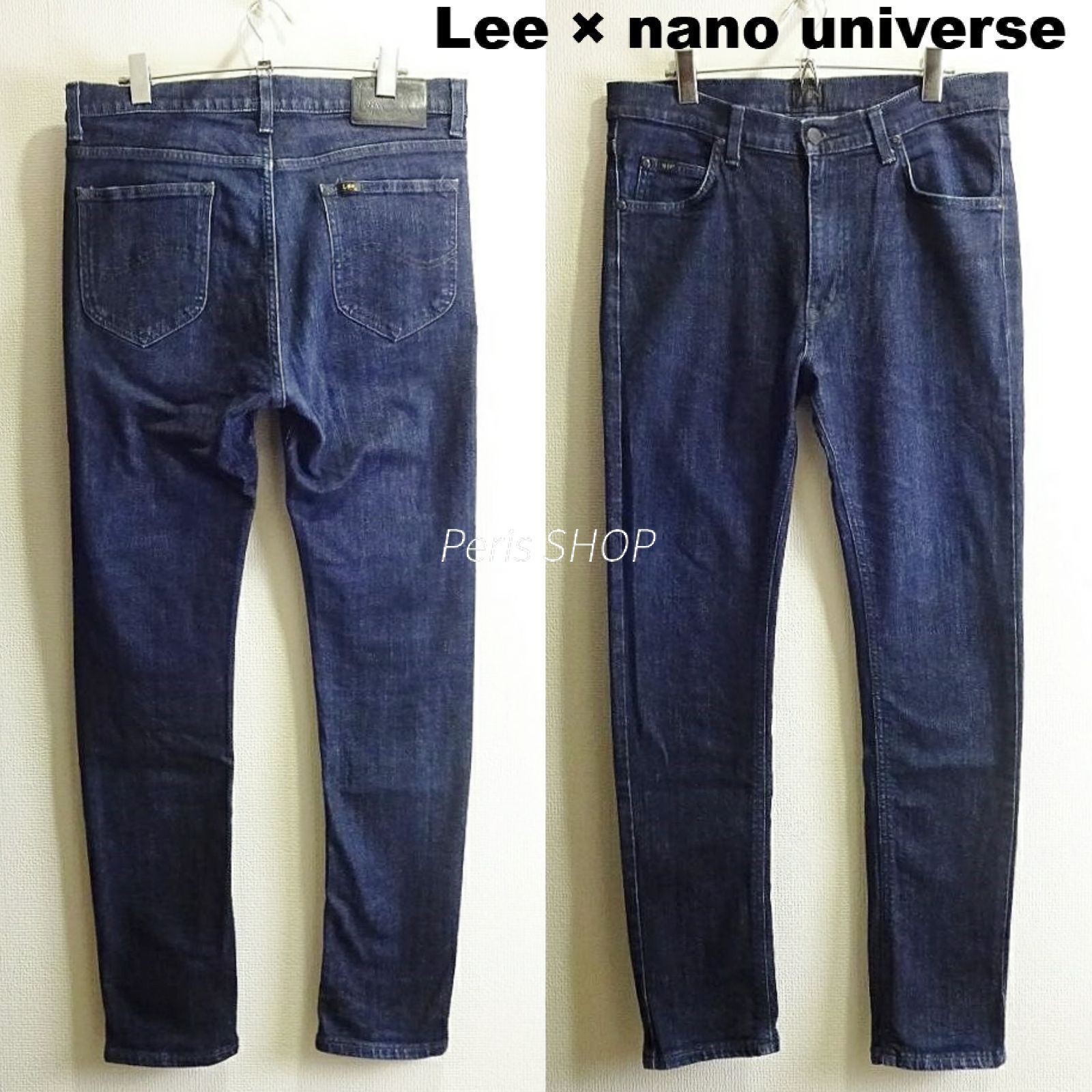nano universe × Lee ナノユニバース×リー 別注 クラッシュ&リペア加工 